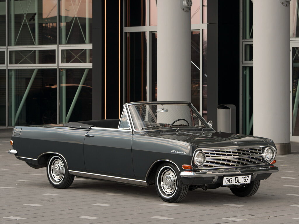 Opel Rekord 3 поколение, открытый кузов (08.1963 - 11.1965)